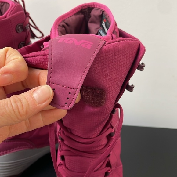 Teva Womens Jordanelle Winter Boots Women's US6 Pink waterproof removable liner - Picture 12 of 15